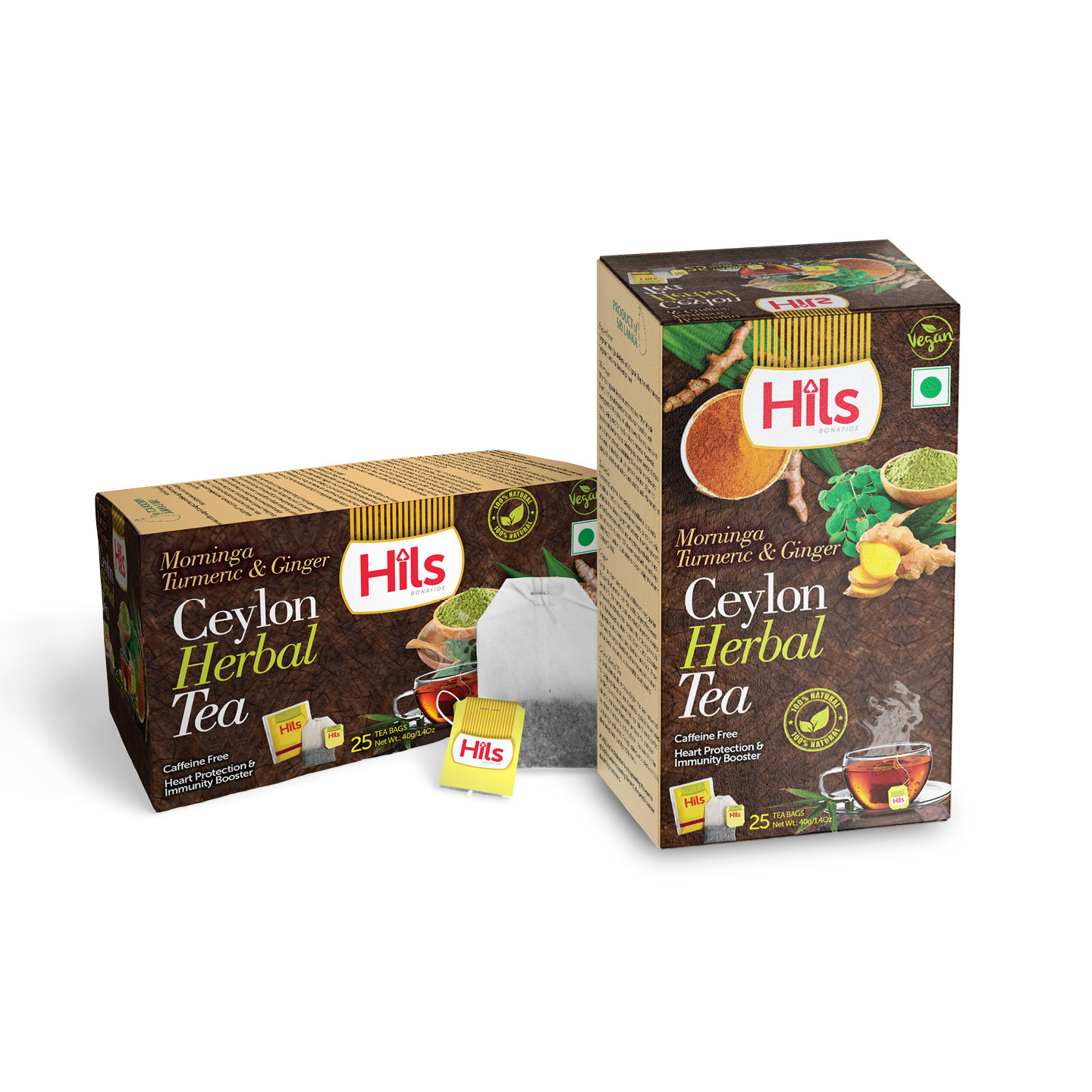 Moringa, Turmeric and Ginger Herbal Tea (Organic)